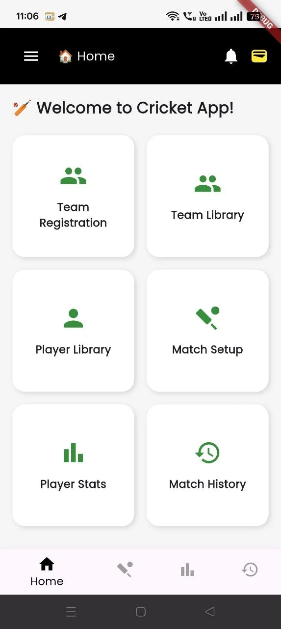 Cricket Scoreboard App